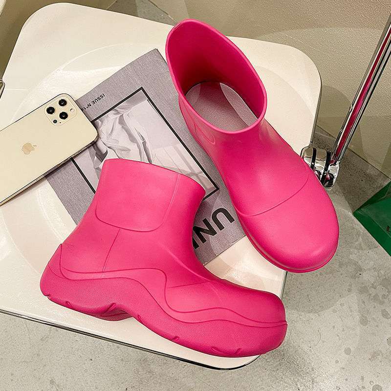 경량 레인부츠 로즈 레드 [순정 정품]