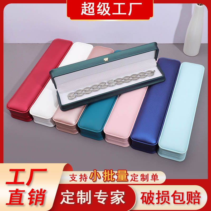 Caja de joyería Crown PU Caja de embalaje de pulsera de joyería Cintura Caja de collar de perlas Caja de embalaje al por mayor