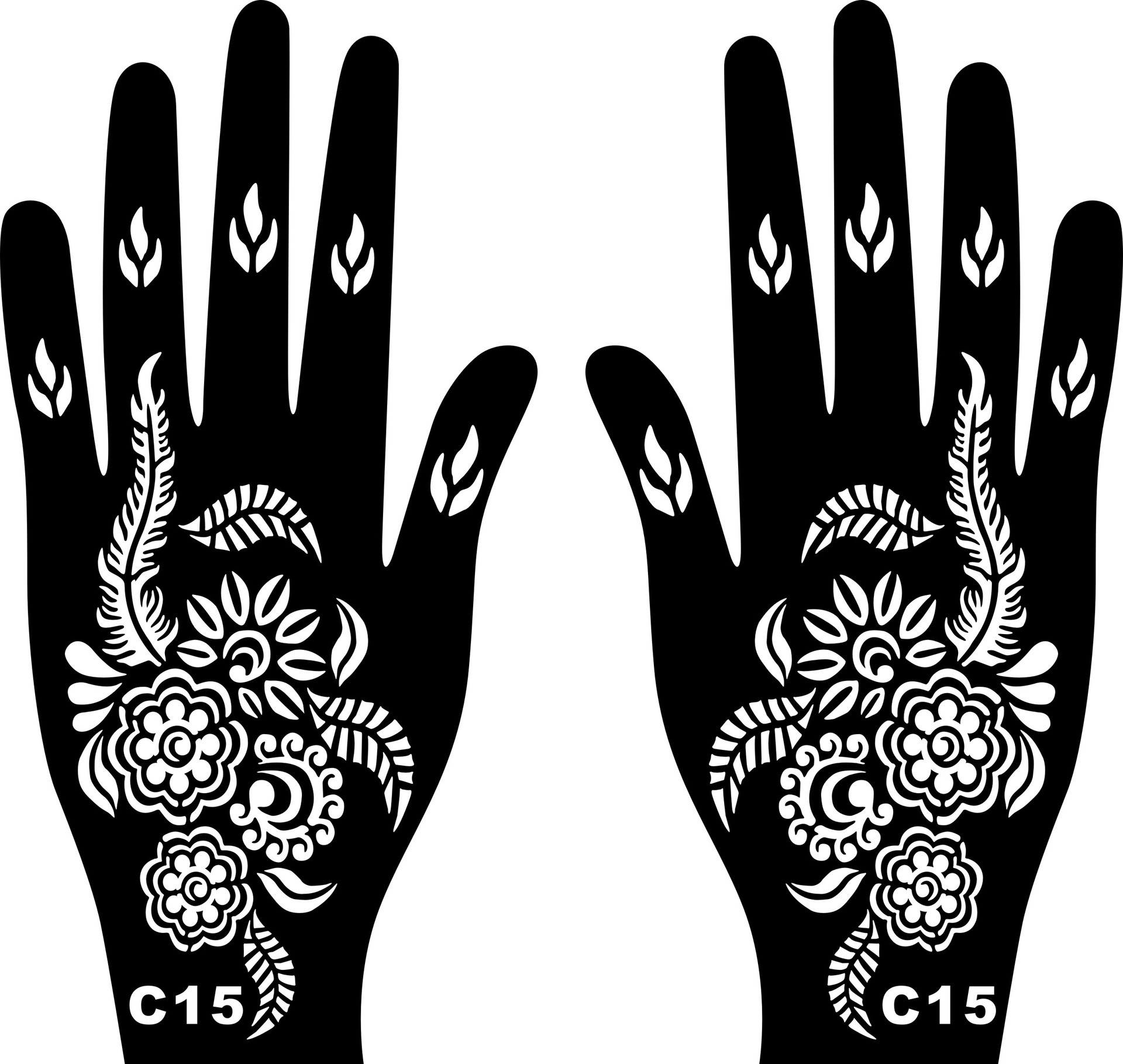 Holiday, Party Occasion Solid Color PVC Tattoos & Body Art 1 Piece