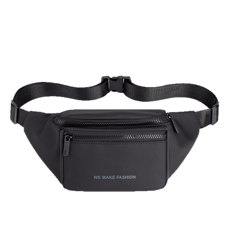 Bolso diagonal deportivo de riñonera portátil Bolso de pecho impermeable de tela Oxford Bolso bandolera de alta calidad para hombre con teléfono móvil de gran capacidad