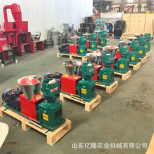 跨境平模牛羊猪饲料颗粒机 青草玉米造粒机 家用鱼虾饲料膨化机