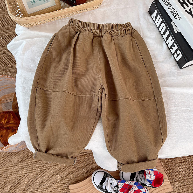 Knock cute ~ set de ropa de otoño para niños hamburguesas impresión chaleco de vaquero chico guapo chaleco de primavera y otoño sin mangas
