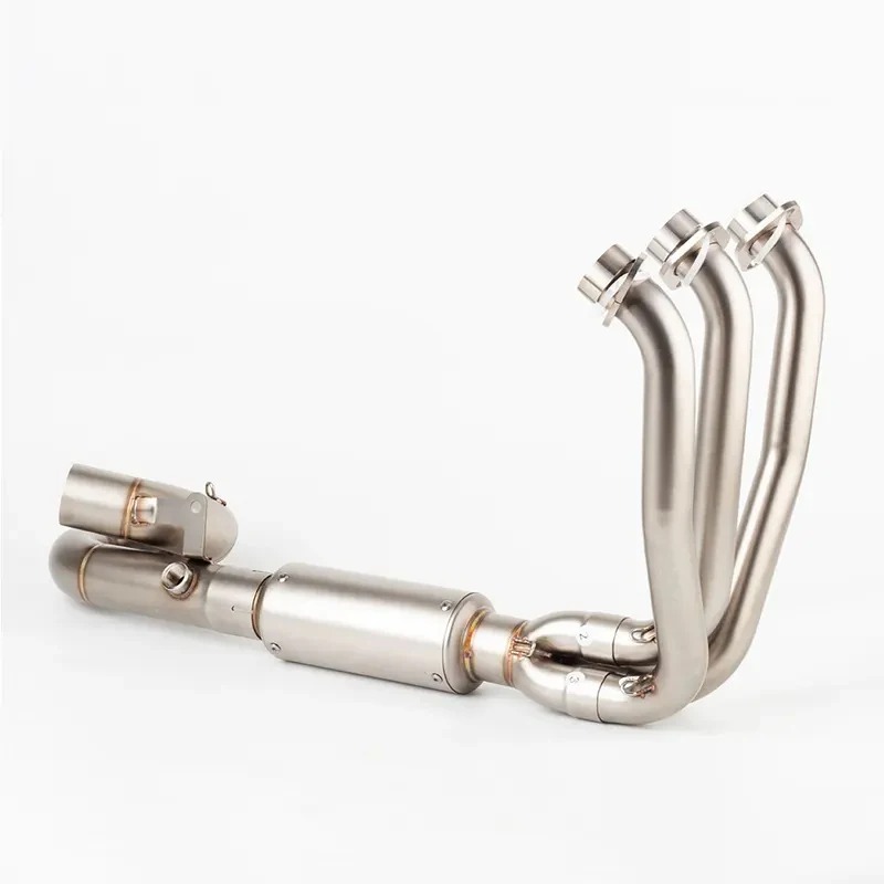 Motorcycle Chunfeng 675SR-R exhaust pipe 675SR stainless steel front and rear sections 675SR 675SS 675NK