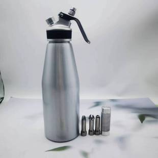 Hot Sale Aluminum Cream Foamer Explosion Cream Gun All Aluminum Thickened Mounted Gun Ice Cream Gun Pot