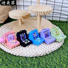 卡通指尖跳舞机钥匙扣节奏大师可爱锻炼反应迷你玩具儿童书包挂件
