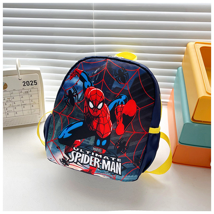2025 Spiderman nuevo bolso de dibujos animados para niños moda bebé niño Spiderman mochila jardín de infantes