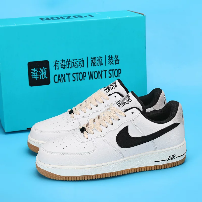Кроссовки Nike Air Force 1, цвет wheat, низкие белые обувь, кеды