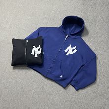 �羳AKIMBO CLUB zip hoodie ��ʽ����ͬ��NY��朼ӽq�l��