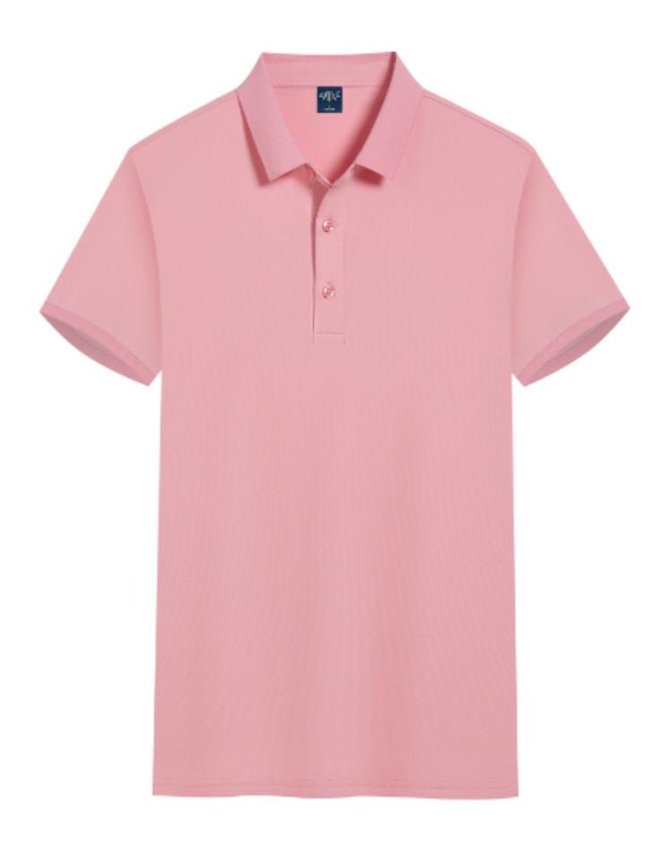 Camiseta de manga corta verano nuevo estilo elástico transpirable y agradable para la piel hombres negocios camisa POLO de manga corta estilo caliente de comercio exterior