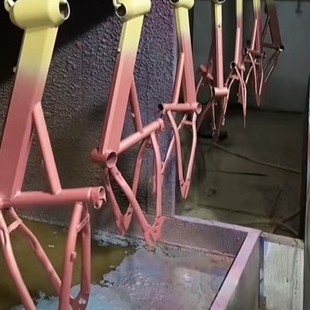 Source Manufacturer Customized Fully Automatic High-Efficiency Bicycle Frame Spray Painting Assembly Line | Spray Mode for Suspension Lines