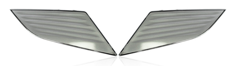 Suitable for Mazda Cx-3 Fog Lampshade Black Paint & with Silver Primer Finish