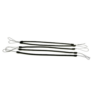 Spring Rope Black Transparent Anti-lost Plastic Telescopic Spring Rope Bank Card Swipe Machine Signature Pen Can Be Customized with Long and Short