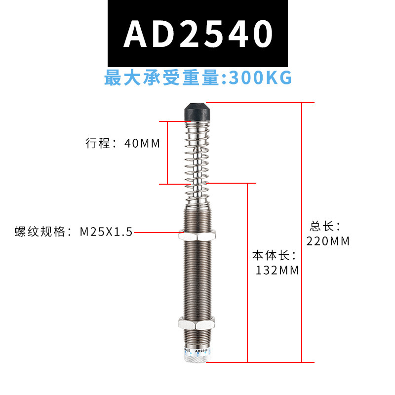 油圧緩衝器油圧ロボット部品ダンパーac/ad/acd/hr/sr/rb/rbc規格がそろっている|undefined