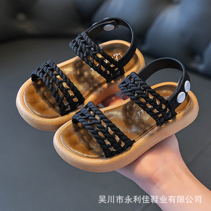 Fábrica de sandalias para niñas de verano para niños pequeños y medianos nuevos productos de exportación de comercio exterior al por mayor de sandalias para bebés de niñas