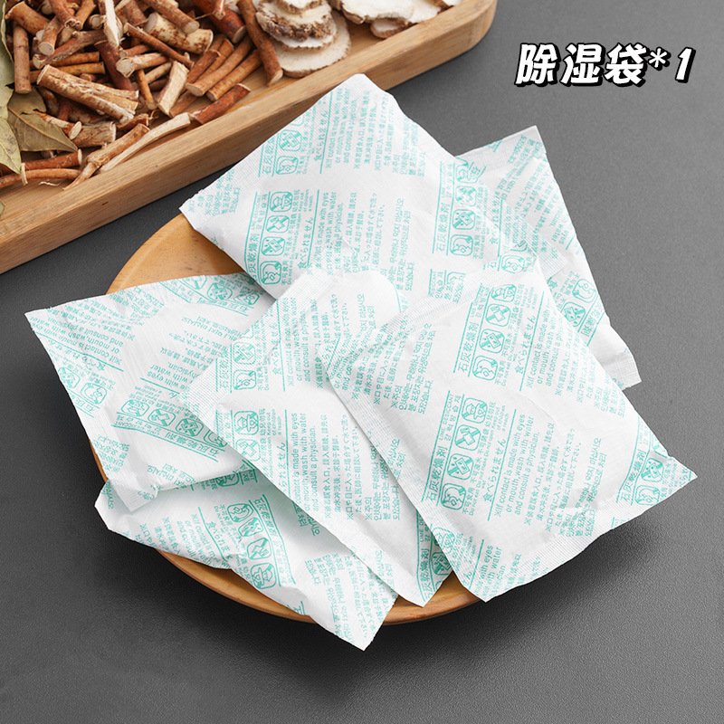 agente desecante especial para alimentos a prueba de humedad y antifungal material medicinal de paquete de silicona de grado alimenticio desoxidante deshumidificante y absorbente de té
