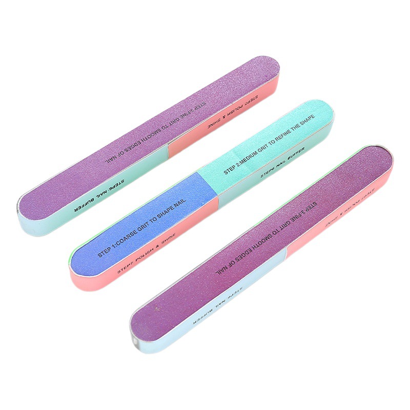 FUENTE de suministro tira de pulido de seis lados archivo de uñas herramienta de uñas tira de archivo de uñas de doble cara al por mayor