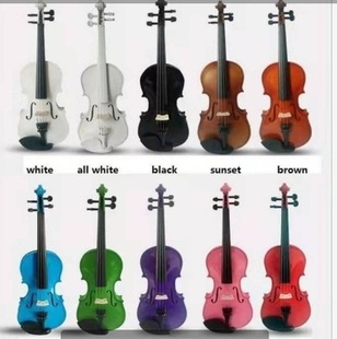 Special offer full wood polished piano beginner adult children black white pink red violin