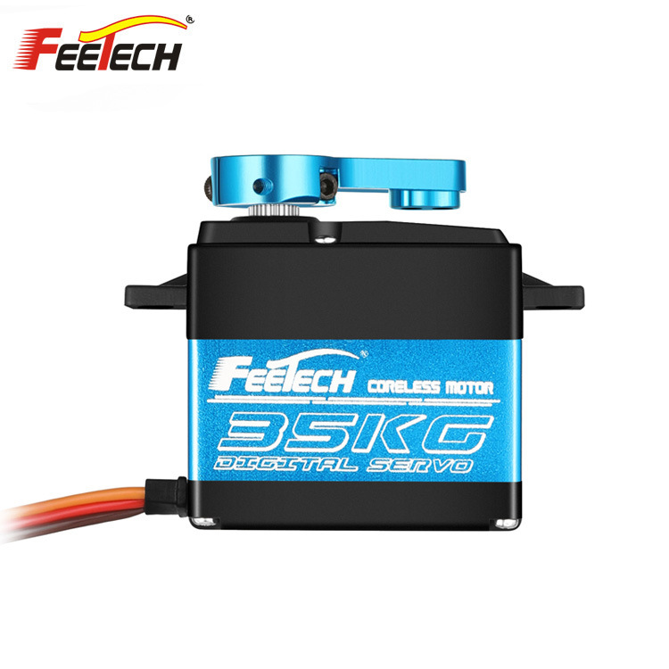飞特FI7635M数码35KG空心杯180度金属中壳车模船模攀爬车数字舵机