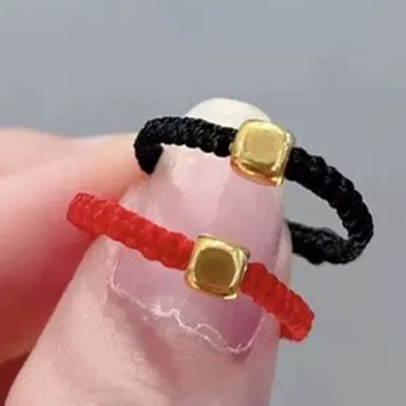 순금 각설탕 3mm 링 싱글 비즈