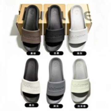 Lulu slippers are classic letter-printed flat slippers for couples, lightweight, soft, comfortable, with a soft sole, suitable for everyday wear and outdoor use, beach shoes for women