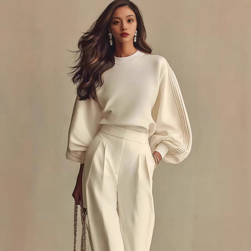 2026 Women's Sweatshirt Spring and Autumn New Versatile Pullover Top Wholesale Long-Sleeve Round-Neck Set in Stock Fast Delivery 2026 Women's Sweatshirt Spring and Autumn New Versatile Pullover Top Wholesale Long-Sleeve Round-Neck Set in Stock Fast Delivery