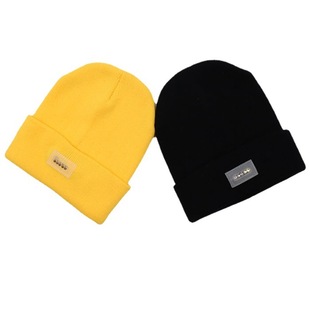 Factory Direct Supply Customized All Kinds of New Popular Warm Fashion Led Lights Knitted Hat Lighting Knitted Hat