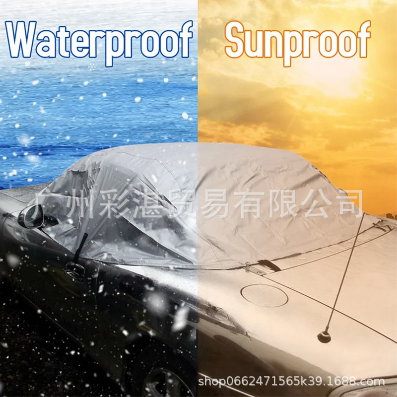 Oxford Cloth Car Cover with a Simple Soft Top Half-Cover Suitable for Mazda Mx-5Mk1Mk2Mk2.5 Convertible Car Sunshade