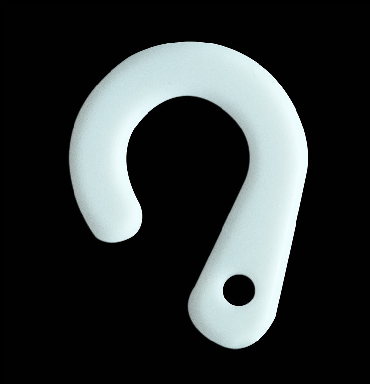 厂家直销 精品问号钩 塑料问号挂钩 全透明问号钩 大孔问号钩