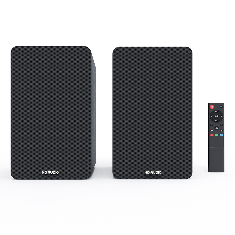 6.5inch HiFi 高忠実度フィーバーグレードオーディオリビングルームホームデスクトップ木製アクティブブックシェルフスピーカー|undefined