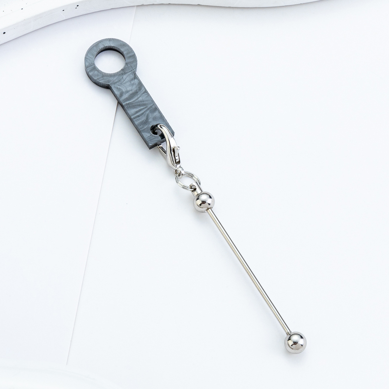 Punto DIY con cuentas de acrílico colgante de pajita para taza de agua de 8mm-10mm accesorios de pajita decoración al por mayor