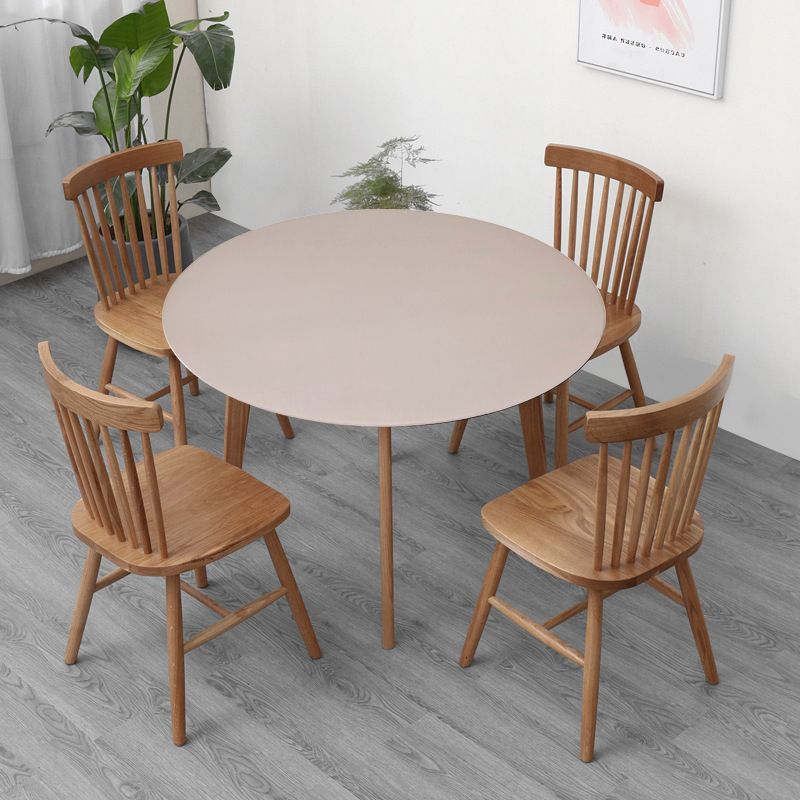 Mesa redonda color sólido impermeable a prueba de agua a prueba de aceite mesa redonda cubierta mesa de té almohadilla mesa