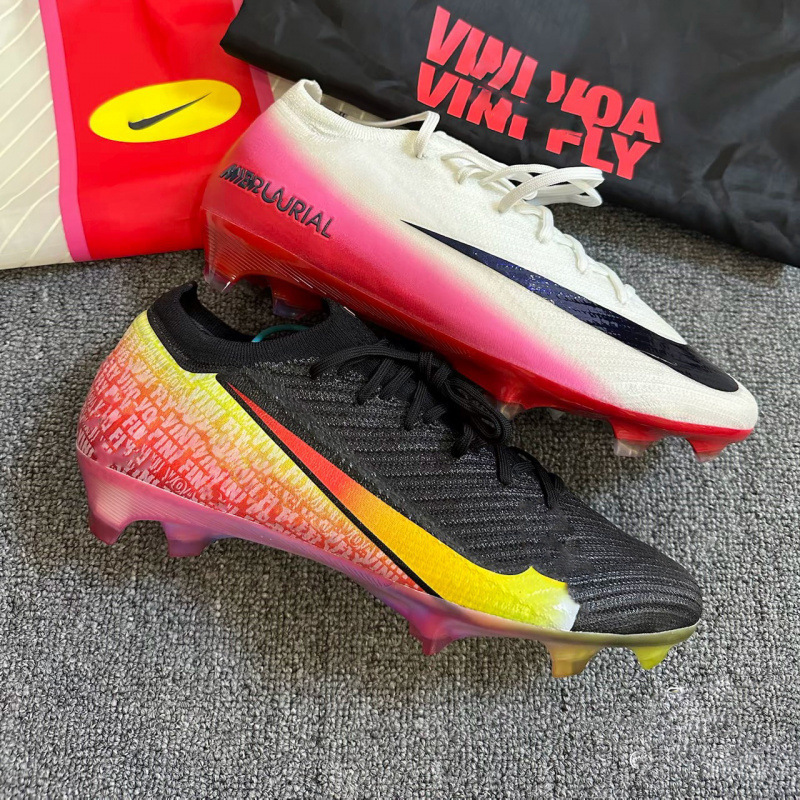 Pure Original Vapor 16 Fg Long-Spiked Football Shoes for Men, Assassin 16 Breathable Non-Slip Grip Turf Sports Training Shoes