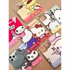 翻盖笔记本三丽鸥苹果16promax手机壳iPhone15卡通14书本kt猫13女
