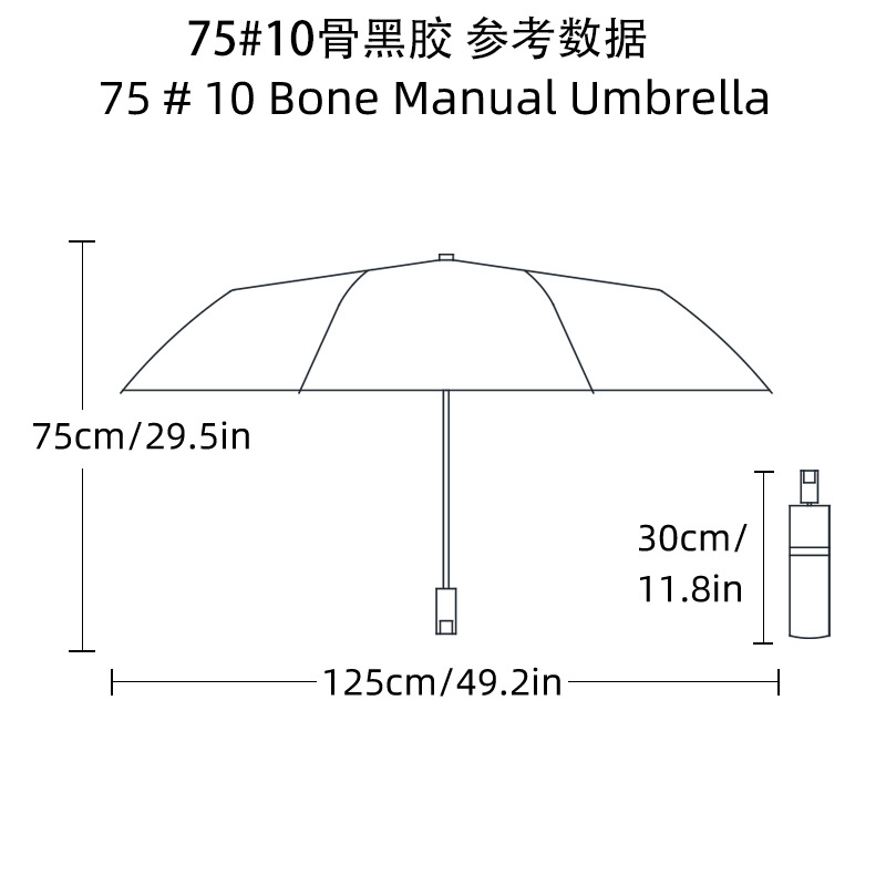 数据 75号·10骨黑胶参考数据