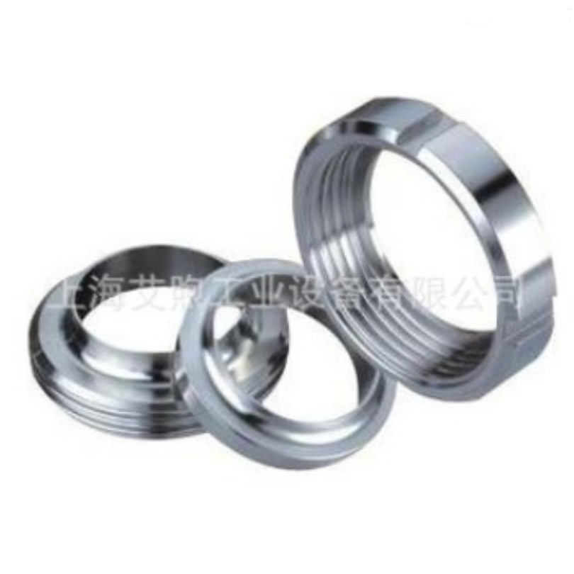 现货供应工业管不锈钢活接头 DIN不锈钢卫生活接头 卫生活接套装