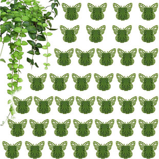 Cross-Border green radish climbing vine fixed clip plant growth clip plant bracket holder wall climbing line storage self-adhesive clip