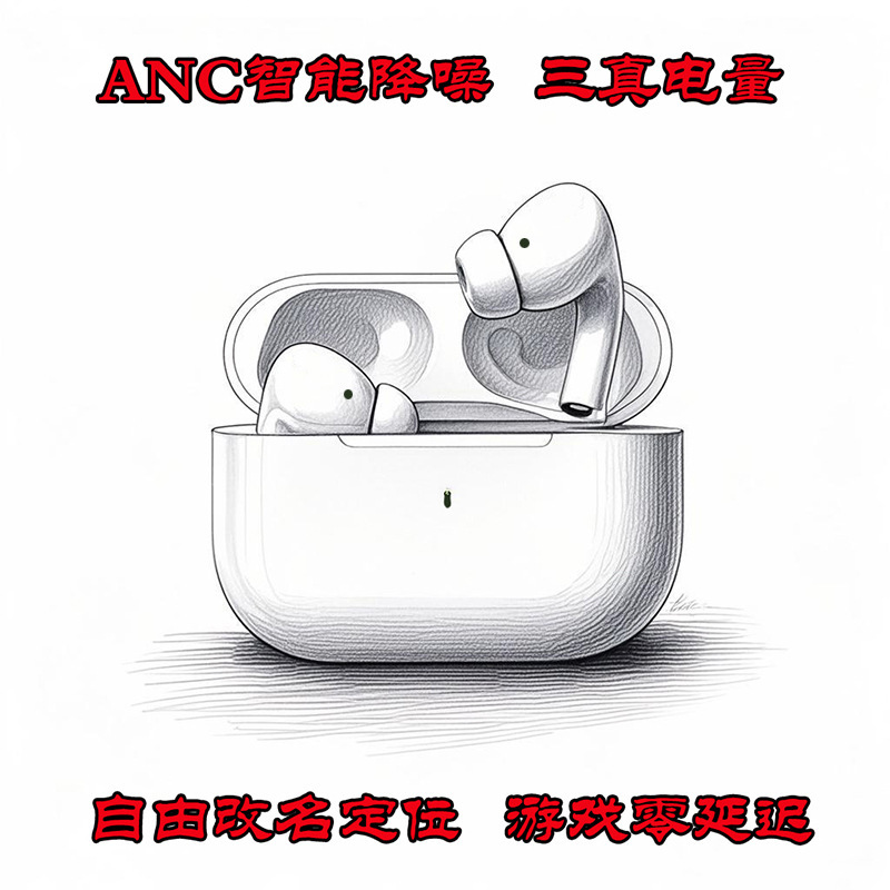 Bluetooth Headset Wireless 2025 New Huaqiang North Flagship genuine goods Noise Reduction Five Generation pro2 for iphone and Apple