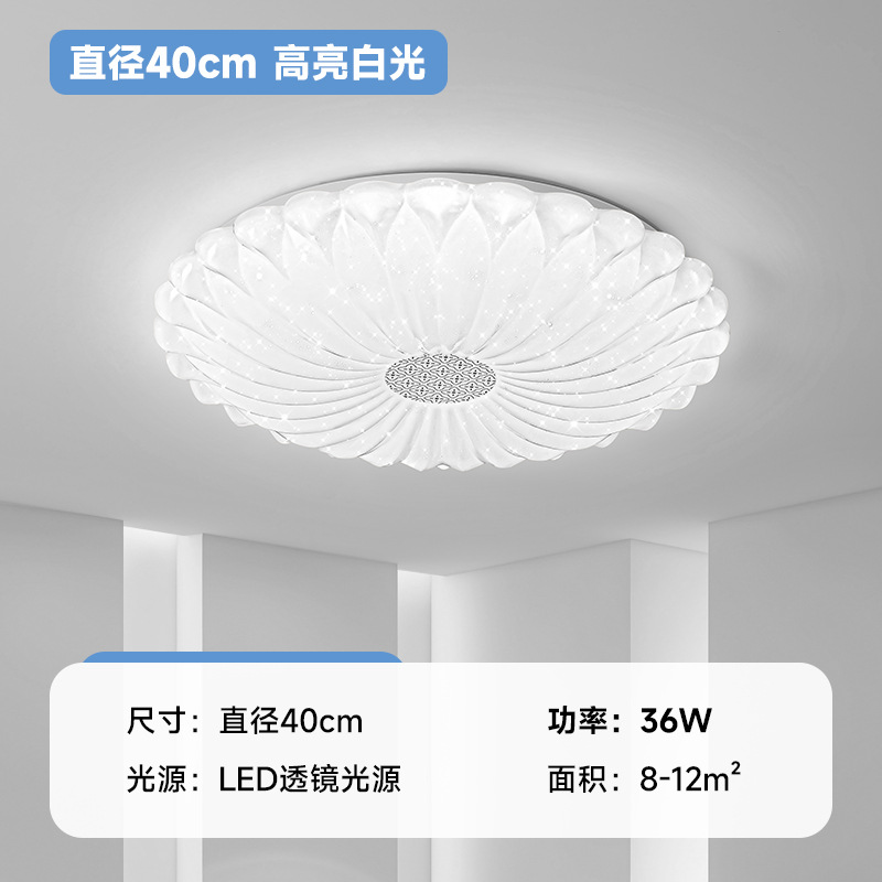 해바라기 라운드 40cm 밝은 흰색 36W (8-12 플랫)