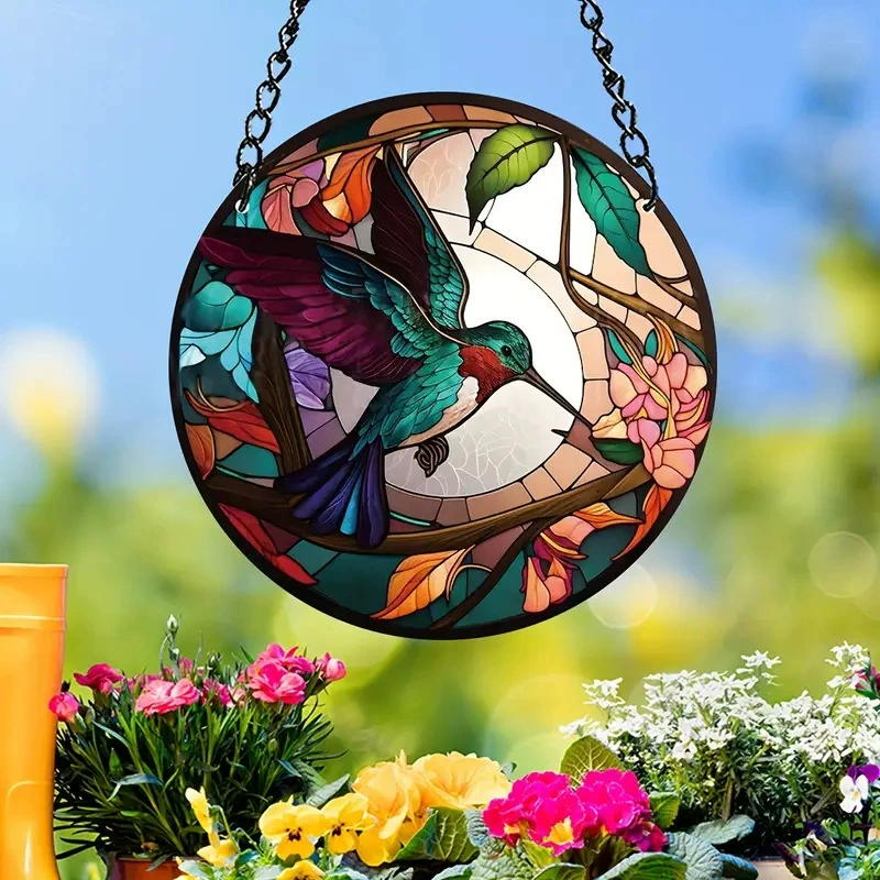 Трансграничная Новая красочная гирлянда fengniao красочная акриловая креативная круглая домашняя настенная подвеска Украшение стены фестиваль украшения