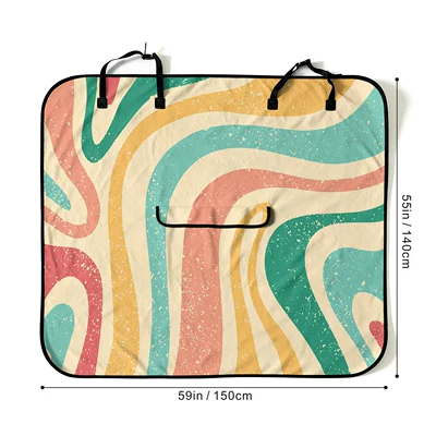 Universal seat cover, towel cover, rear seat protector - hpcd130-150x140cm