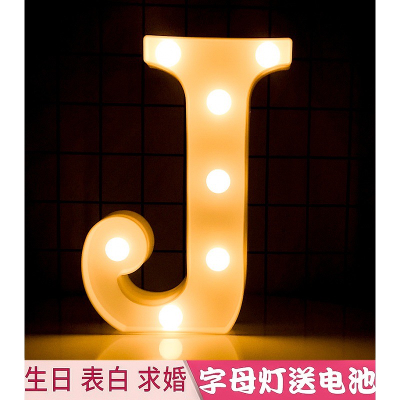 Feliz cumpleaños luz LED inglés Digital Color luz luminosa confesión romántica escena apoyos diseño carta luz al por mayor