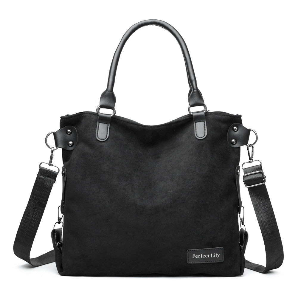 Large Capacity Suede Bag For Women, Autumn Winter New Fashion Retro Handbag, Crossbody Shoulder Bag, Commuter Tote Bag - Thumbnail 8