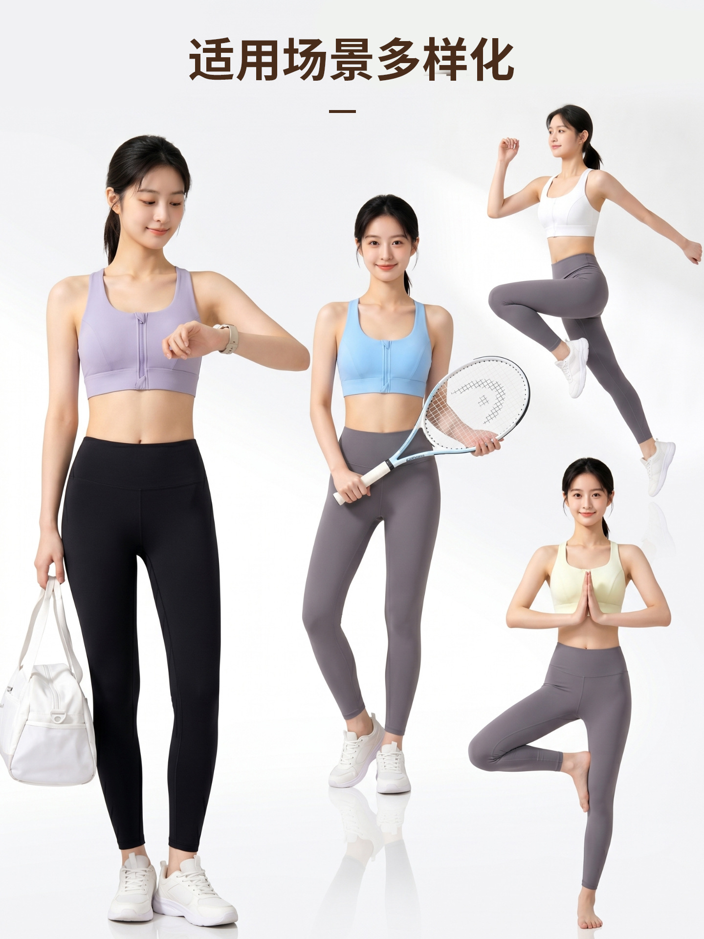 Chuandun-sujetador deportivo con cremallera frontal, a prueba de golpes, de alta intensidad, con copa fija, ropa exterior, chaleco de yoga para fitness