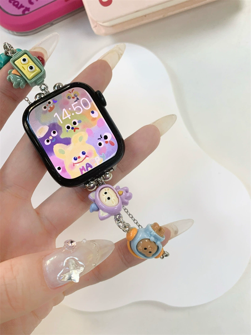  Apple, cartoon monster, bracelet, watch strap