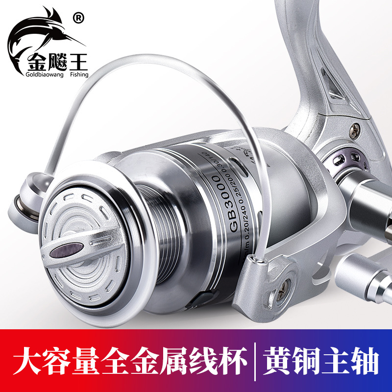 金飚王 全新无间隙纺车轮 13轴承路亚轮 跨境鱼线轮渔轮|ru
