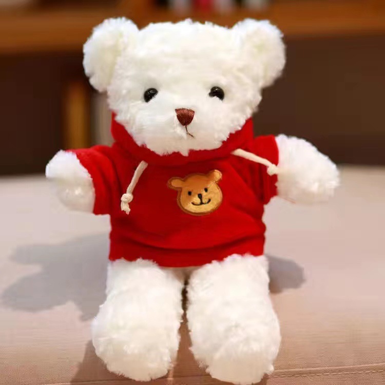 Oso de peluche vestido Oso de peluche muñeca Oso de trapo abrazo Panda juguetes de peluche regalos fabricantes al por mayor