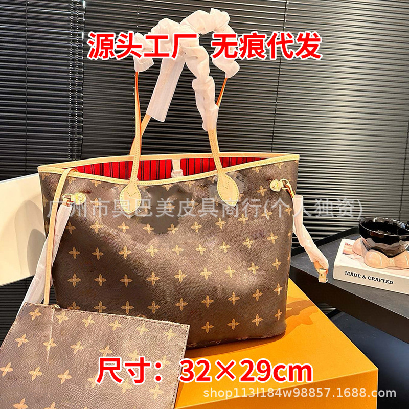 Bags for Women 2025 New Genuine Leather Shopping Bag European and American Cross-Border Classic Ladies Chain Cross-Body Bag Fashionable Small Shoulder Bag