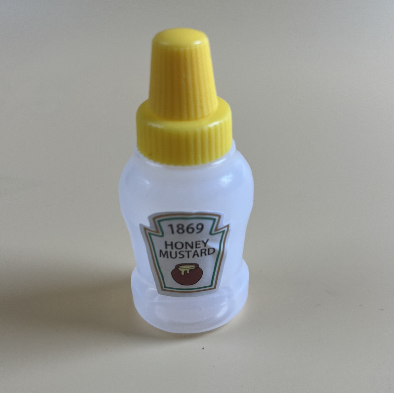 食品級ミニポータブルソース瓶ケチャップ押出瓶弁当用サラダ醤油分注瓶ペットボトル|undefined
