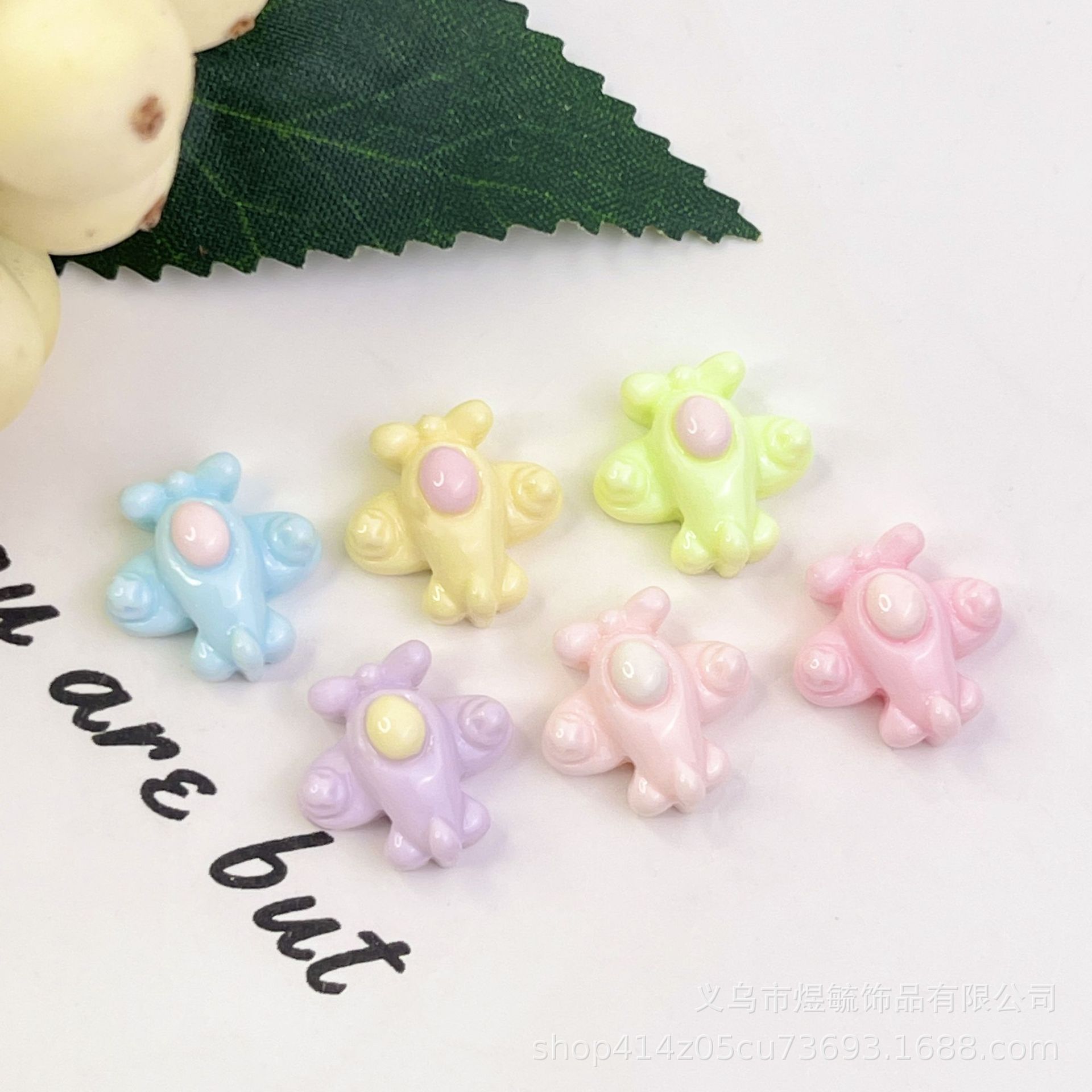 New mini cartoon cat animal ice cream handmade material patch cream glue diy material resin accessories 3