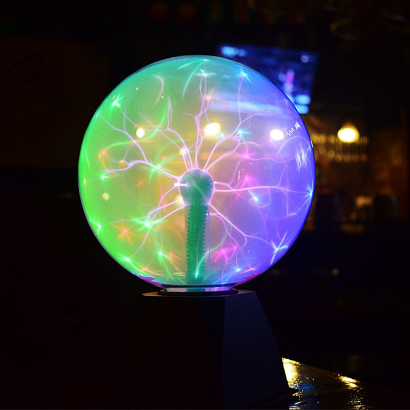 Amazon's Best-Selling USB Voice-Activated Lamp Electrostatic Ball Plasma Magic Night Light USB Powered 5V Universal for the World